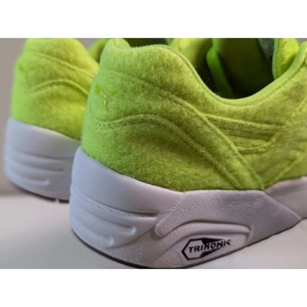 Puma Trinomic R698 Wool Pack Mens Green Lace Up Trainers 358832 03 Size 9.5